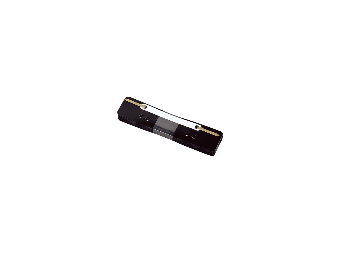 Soennecken Heftstreifen 3177 kurz Kunststoffdeckl. sw 25 St./Pack.