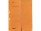 Falken Ösenhefter 80000516 DIN A4 kaufm. Heftung 250g Karton orange
