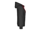 JN Ladies Doubleface Jacket JN354 55%PES/45%BW, black/red, Größe L