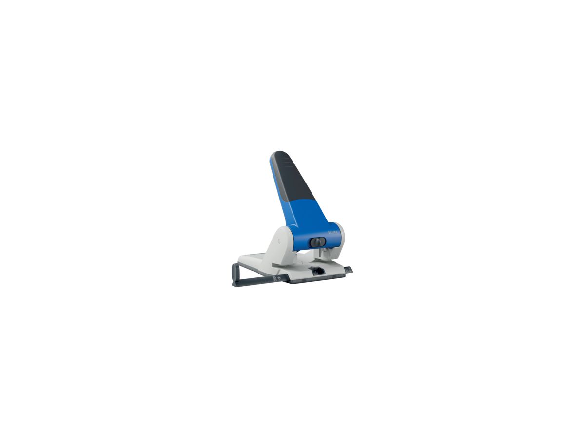 Leitz Registraturlocher 51800035 max. 65Blatt Aluminium blau