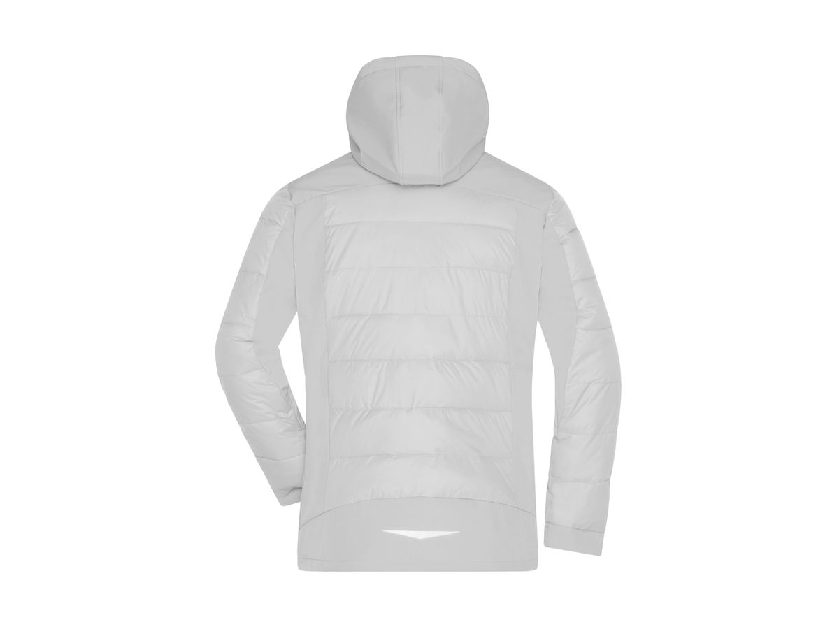 JN Mens Outdoor Hybrid Jacket JN1050 95%PES/5%EL, white, Größe 3XL