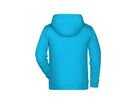 JN Children's Zip Hoody 8026K turquoise, Größe M