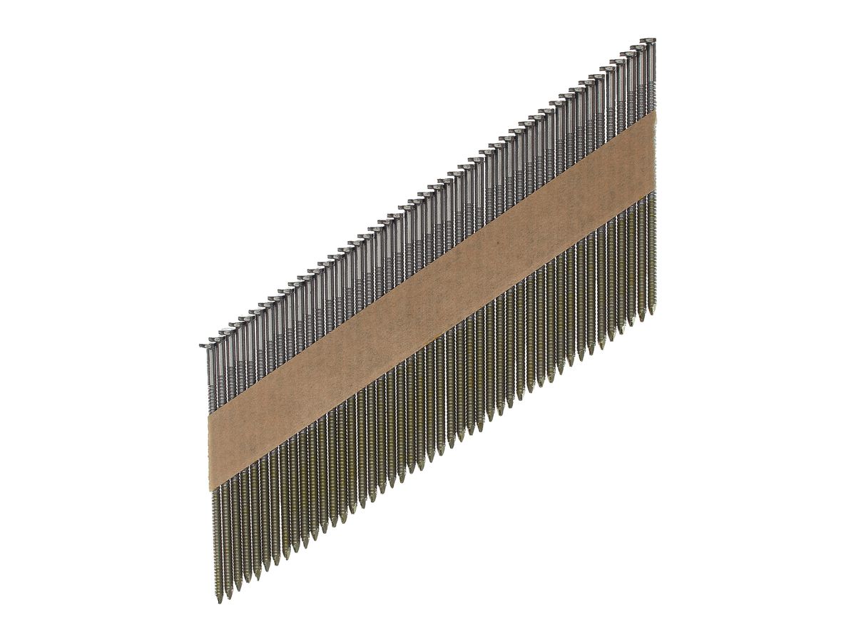 MILWAUKEE"D-Kopf-Nägel 34° 7,4x2,8x70 mm, Ringschaft blank