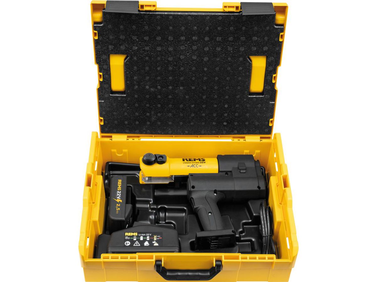 REMS Akku-Press 22V ACC Basic-Pack L- Boxx. 576011 R220