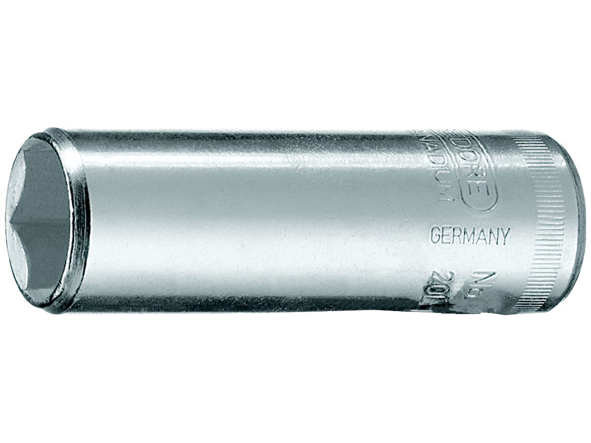 GEDORE Steckschlüsseleinsatz 1/4", lang 6-kant 10mm, 20 L 10, 6192210