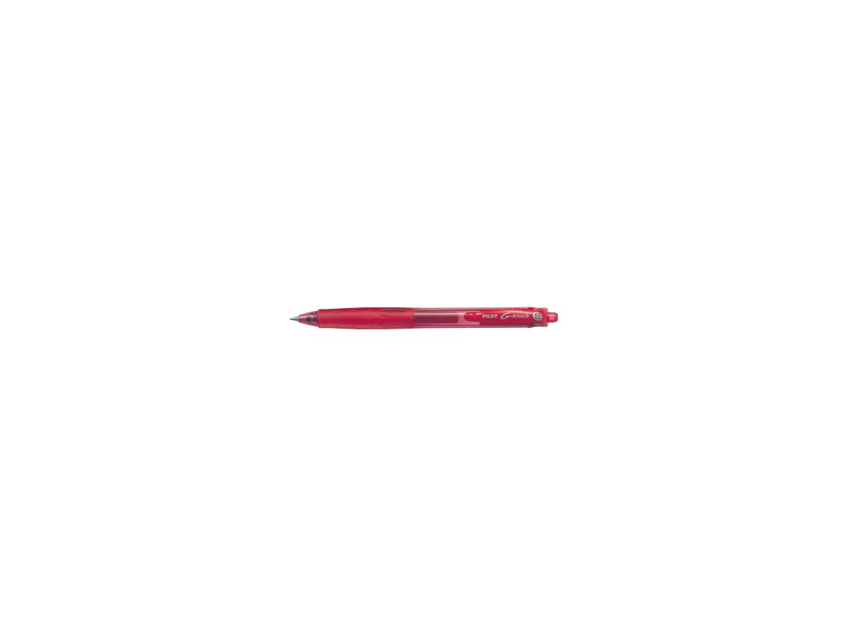 PILOT Gelschreiber G-Knock 07 BEGREEN 2716702 LGK-10F-R-BG rot