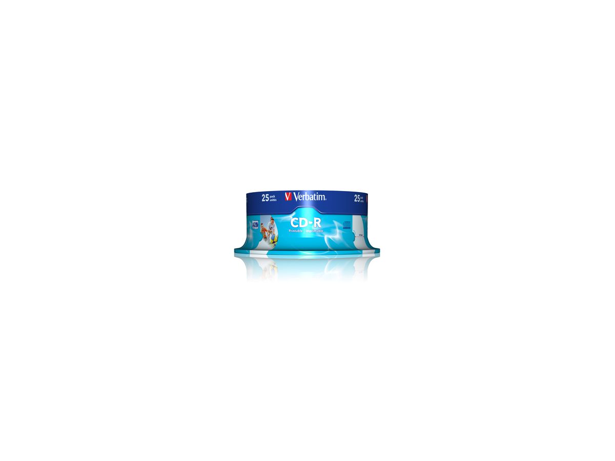 Verbatim CD-R 43439 52x 700MB 80Min. Spindel 25 St./Pack.