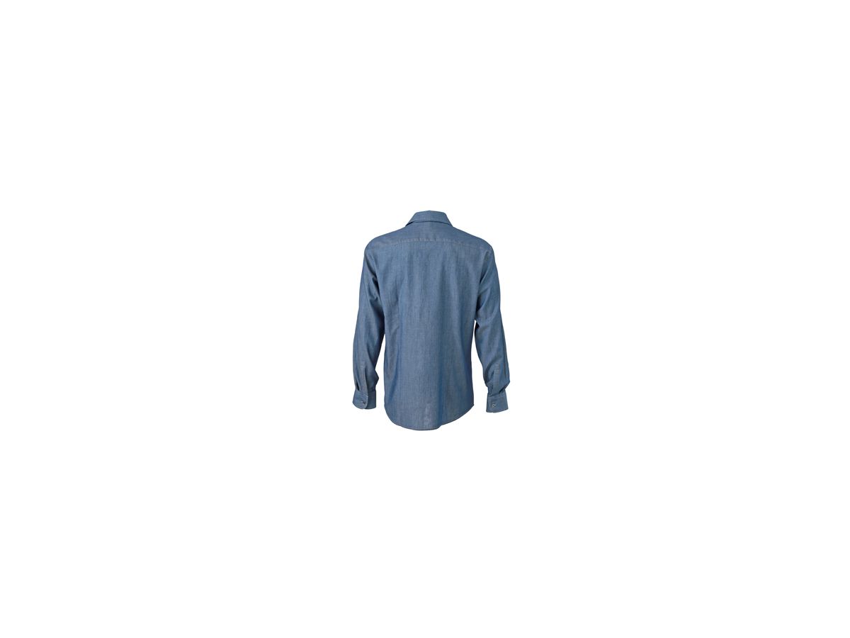 JN Mens Denim Shirt JN629 100%BW, light-denim, Größe S
