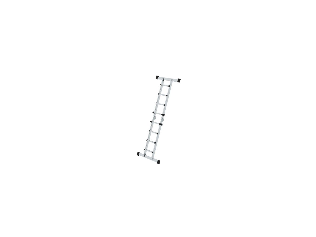 Günzburger Teleskopleiter 4-teilig mit Traverse 4x4 Sprossen  Art.-Nr.:32122