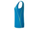 JN Ladies' Sports Tanktop JN493 bright-blue/bright-yellow, Größe XS