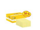 Post-it Haftnotiz Notes 654Y-20 76x76mm 100Blatt gelb 20 St./Pack.
