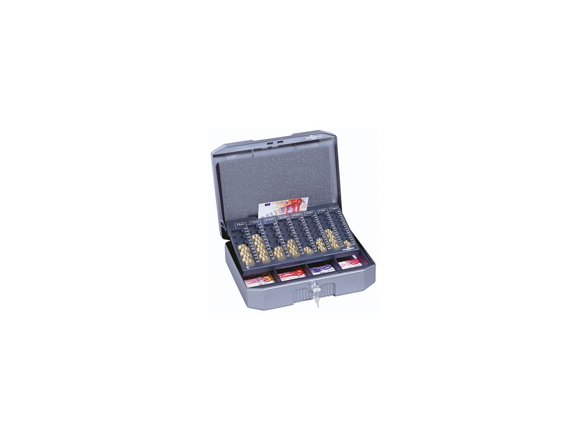 DURABLE Geldkassette EUROBOXX 178257 352x12x276mm Stahl silber