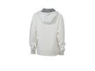 JN Ladies Lifestyle Zip-Hoody JN962 80%BW/20%PES, off-white/grey-heather,  S
