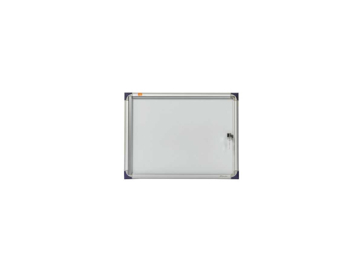 Nobo Schaukasten 1901798 51x37x2,2cm 2xDIN A4 Aluminium ws