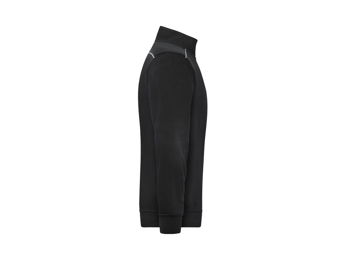 JN Sweatshirt mit Stehkragen JN895 black, Größe M
