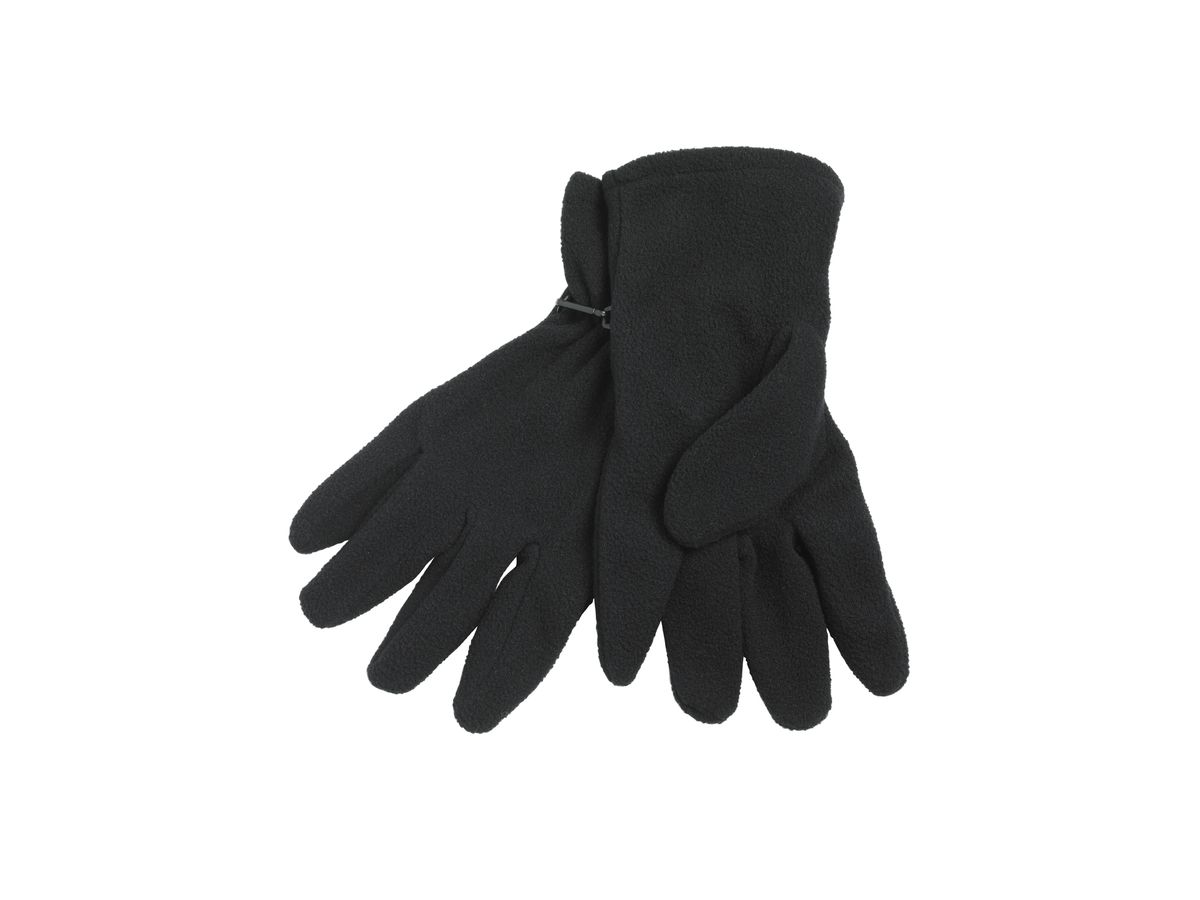 mb Microfleece Gloves MB7700 100%PES, black, Größe S/M