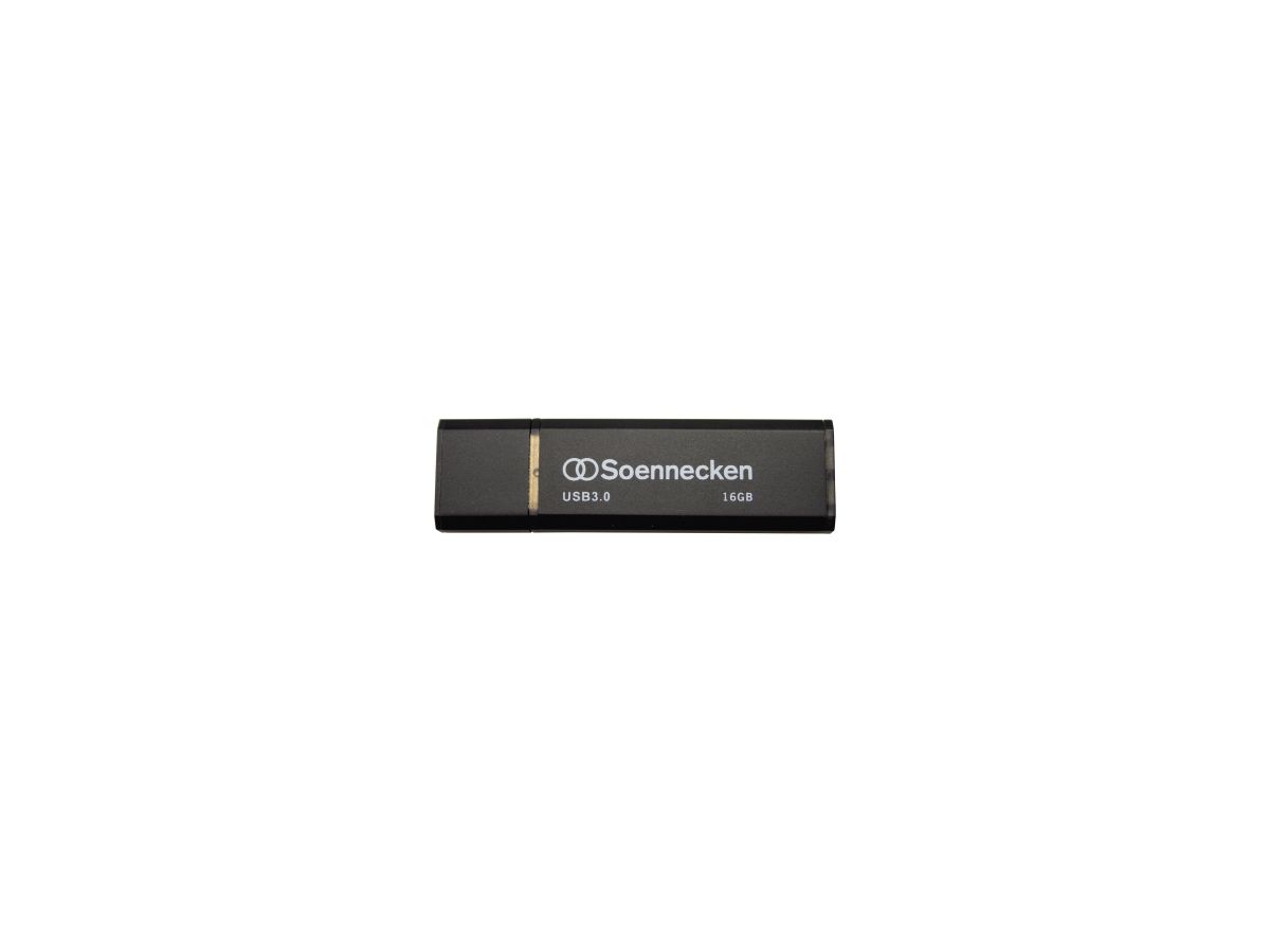 Soennecken USB-Stick 71617 3.0 16GB schwarz/silber