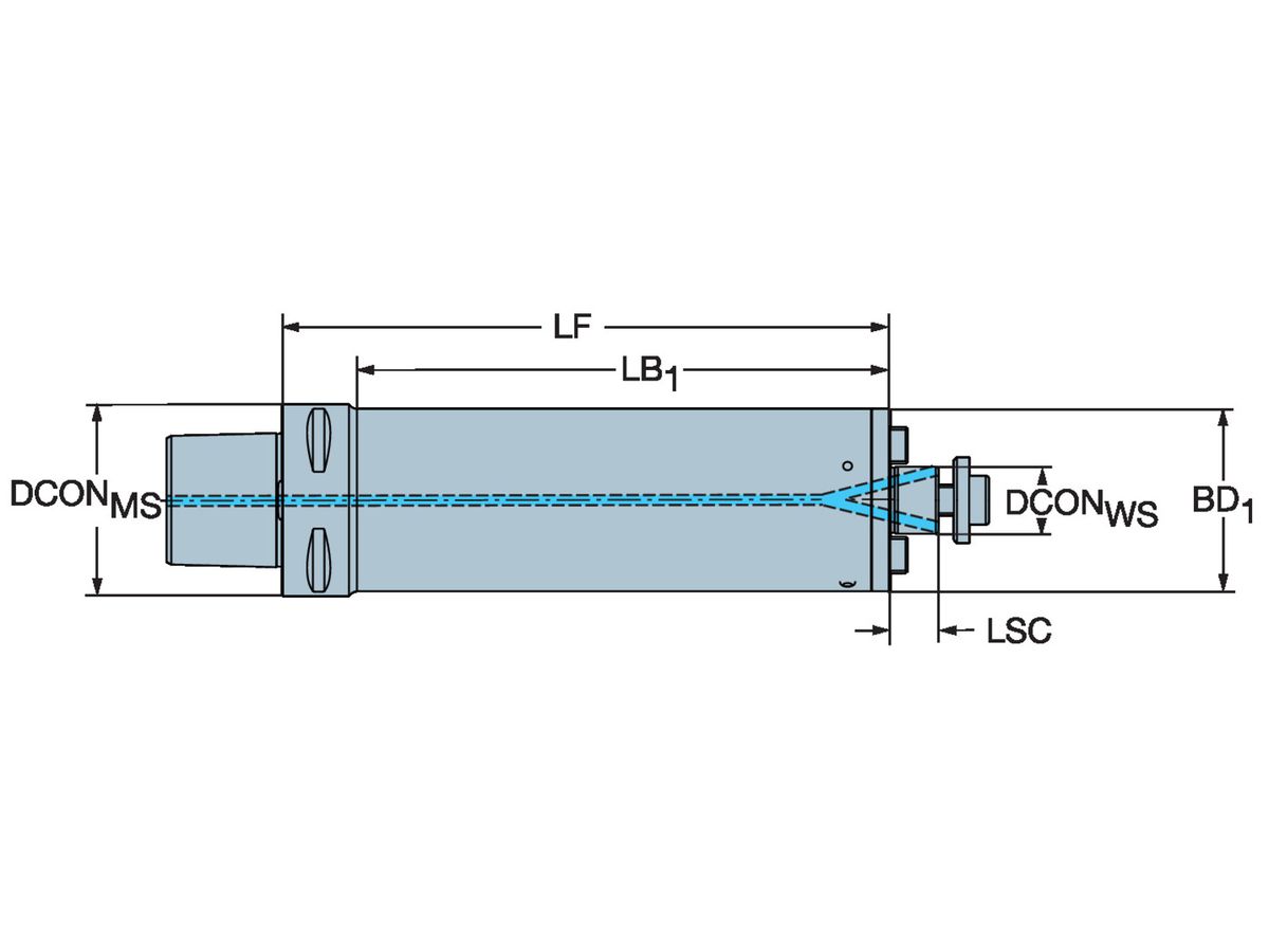 COROMANT Capto schwingungsged. Adapter