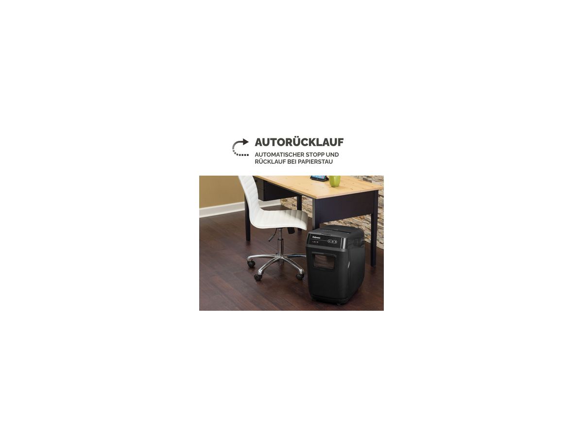 Fellowes Aktenvernichter AutoMax 130C 4680101 schwarz