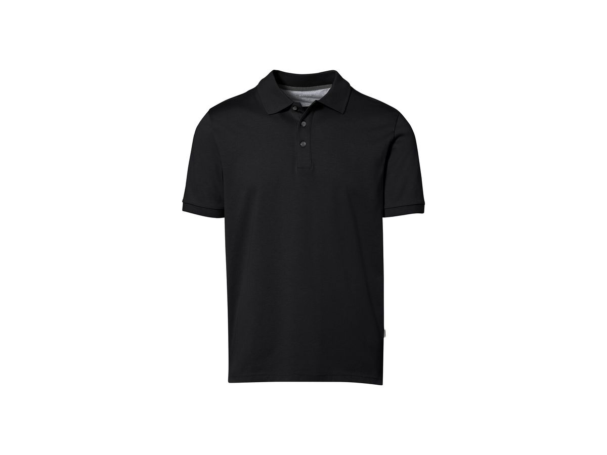 HAKRO Poloshirt Cotton Tec Modell 814 M Farbe Schwarz Größe 6XL