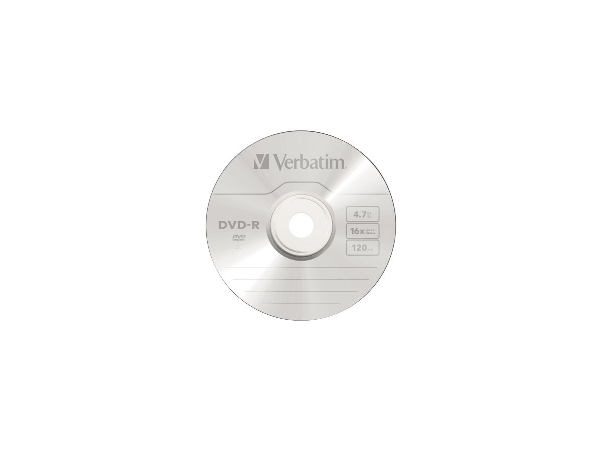 Verbatim DVD-R 43548 16x 4,7GB 120Min. Spindel  50 St./Pack.