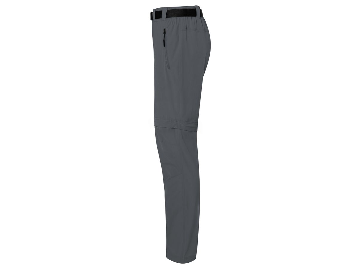 JN Ladies' Zip-Off Trekking Pants JN1201 carbon, Größe XS