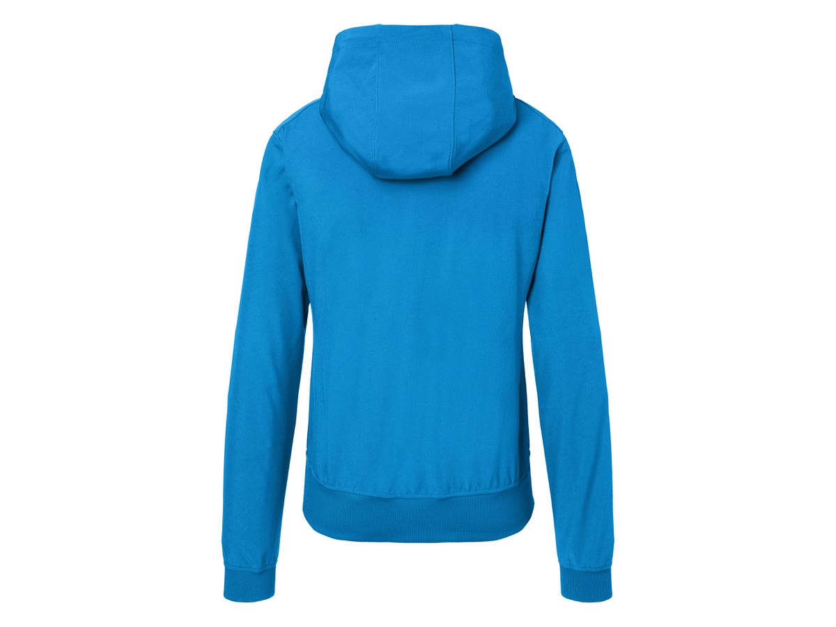 JN Damen Kapuzen-Softshell-Jacke JN1145 blue/black, Größe XS