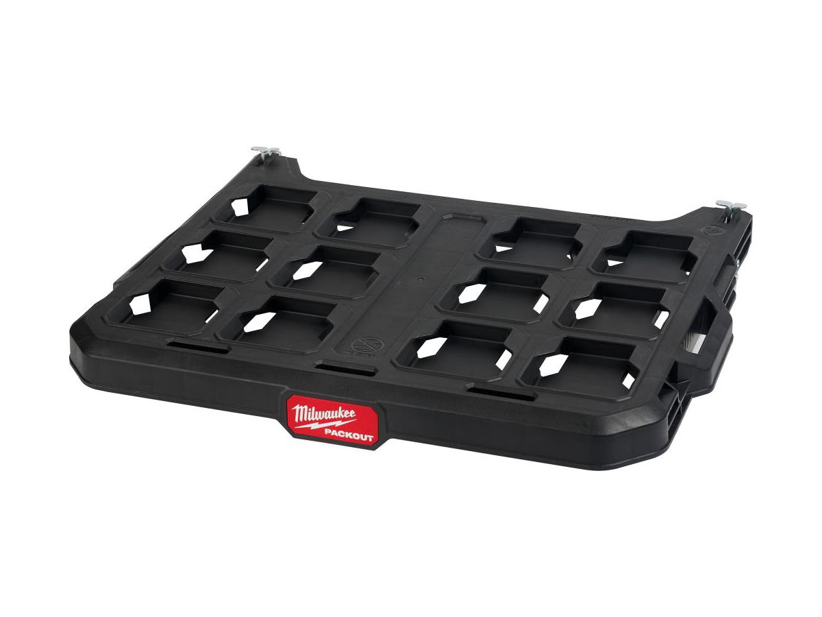 MILWAUKEE PACKOUT Schienensystem zur Wandmontage Grundplatte