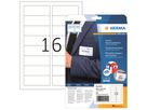 HERMA Namensetikett 4515 Seide 88,9x33,8mm ws 320 St./Pack.