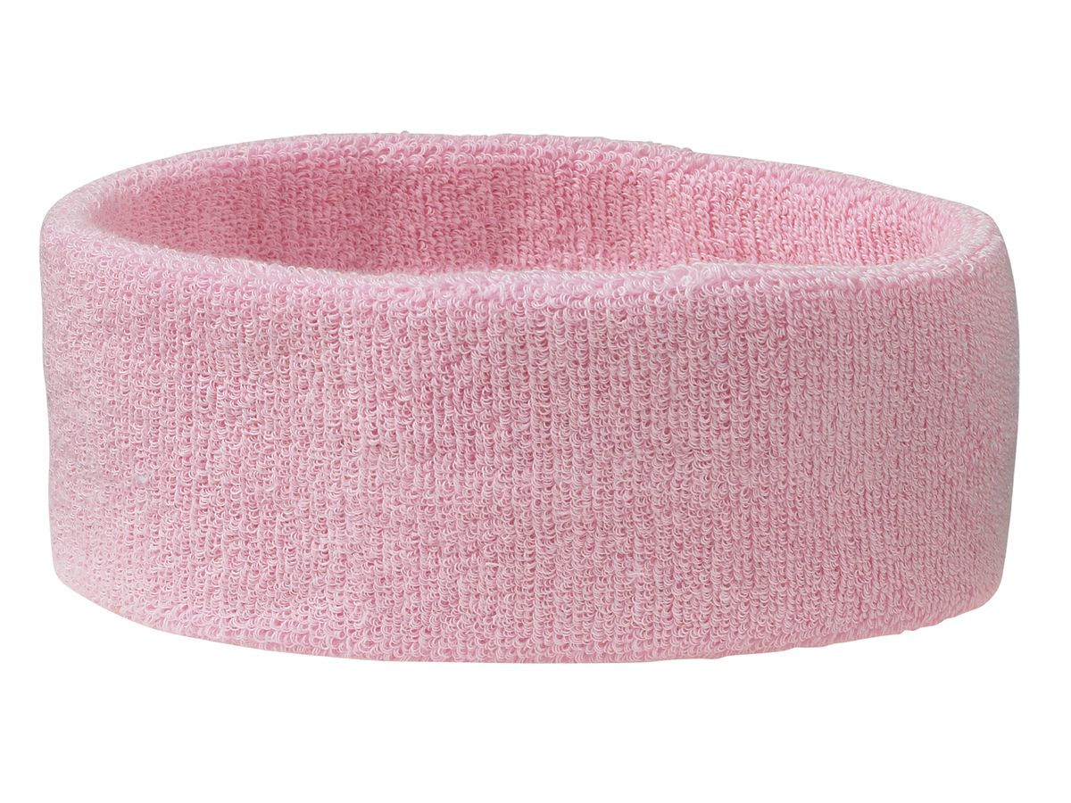 mb Terry Headband MB042 80%BW/20%EL, light-pink, Größe one size