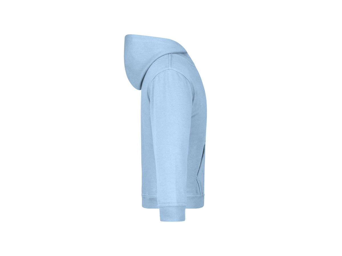 JN Hooded Sweat Junior JN047K 80%BW/20%PES, light-blue, Größe 2XL