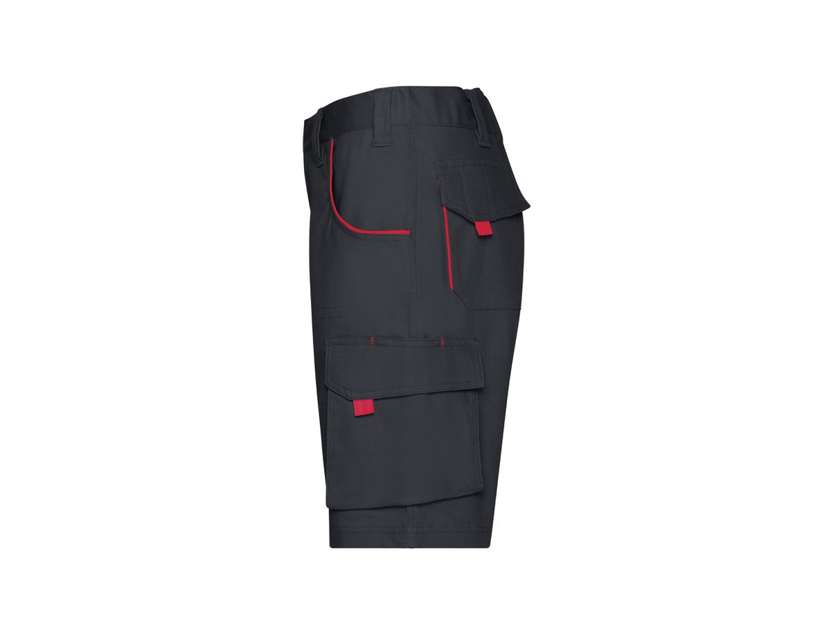 JN Workwear Bermudas - COLOR - JN872 carbon/red Gr. 46