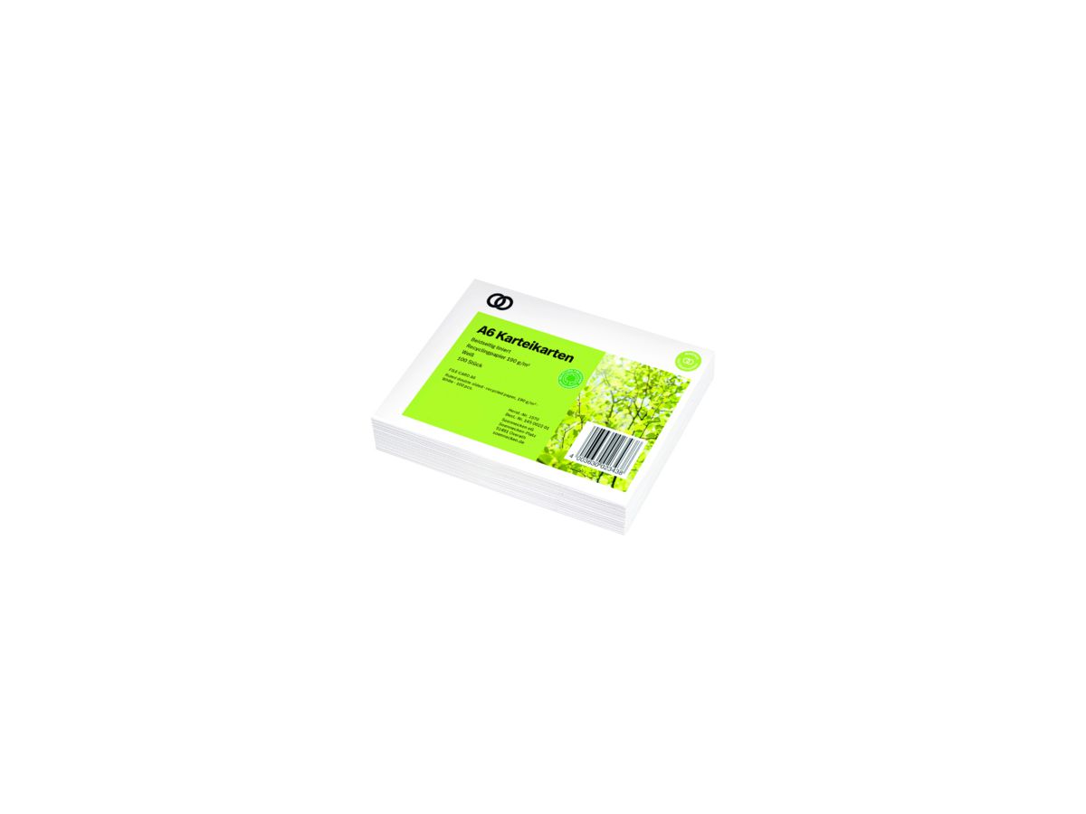 Soennecken Karteikarte oeco 1570 RC A6 liniert 100 St./Pack.