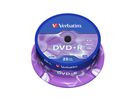 Verbatim DVD+R 43500 16x 4,7GB 120Min. Spindel 25 St./Pack.