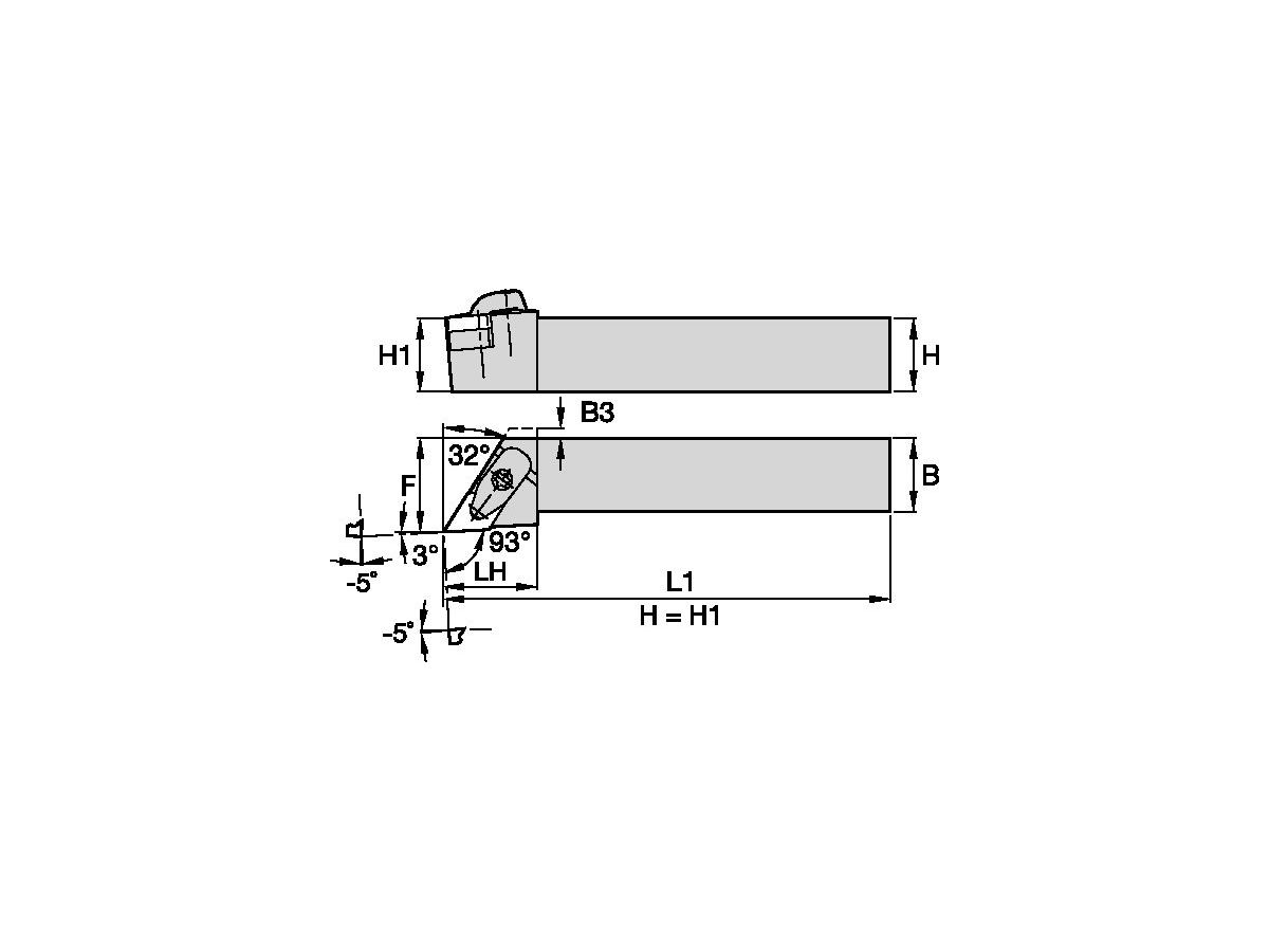 KENNAMETAL DDJNL163CKC3 D DREHKLEMMHALTER W1.00 L5.00