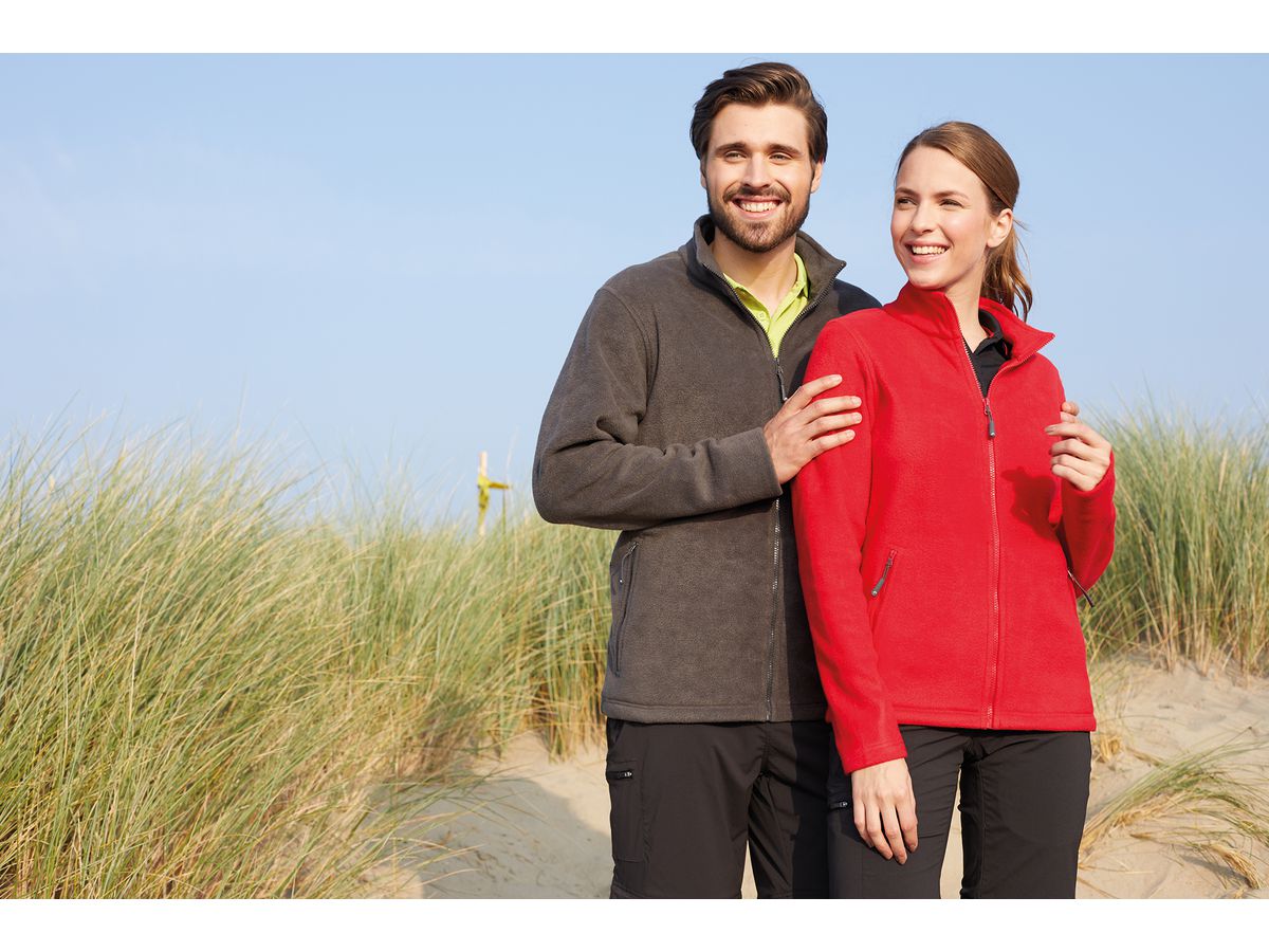JN Ladies' Fleece Jacket JN781 brown, Größe S