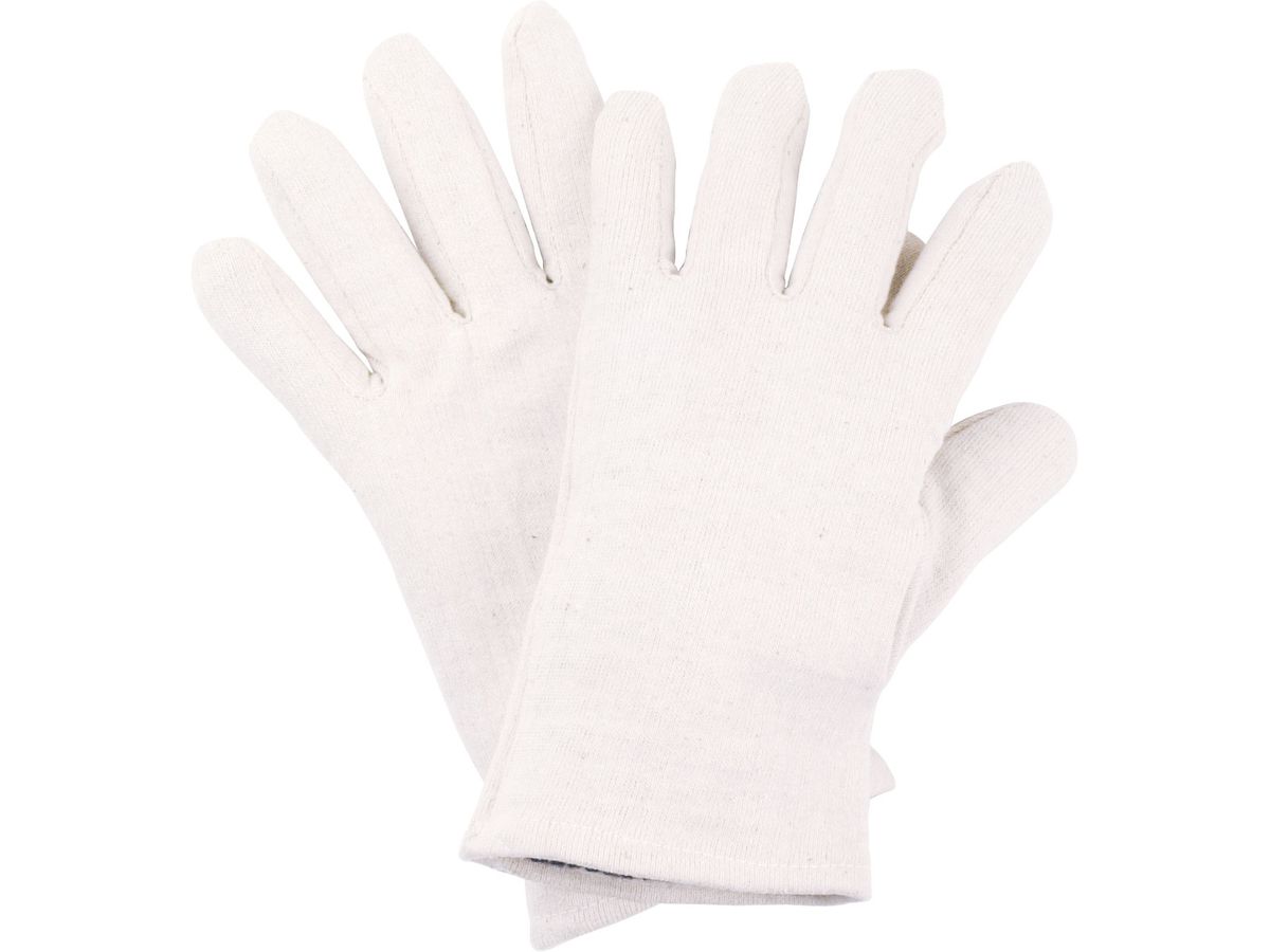 JAH BW-Jersey Handschuh 605 rohweiß mittelschwere Qualität Größe:Herren(Men)