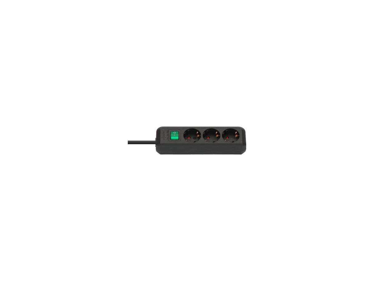 brennenstuhl Steckdosenleiste 1152300400 Schalter 3fach 3m sw