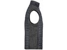 JN Men's Knitted Hybrid Vest JN740 grey-melange/anthracite-melange Gr. S