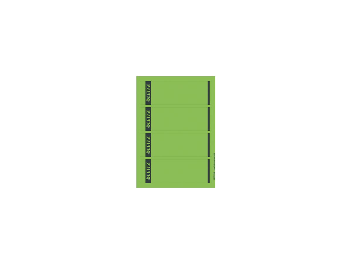 Leitz Ordneretikett 16852055 kurz/breit Papier gn 100 St./Pack.