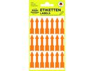 Avery Zweckform Hinweisetikett Pfeil 3008 leuchtrot 63 St./Pack.