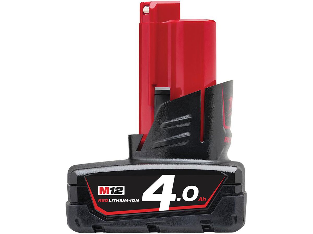 Milwaukee Akku M12 B4 Red Li-Ion 12Volt 4AH  4932430065