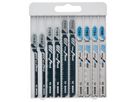 BOSCH 10tlg. Stichsägeblatt-Set Basic for Metal and Wood