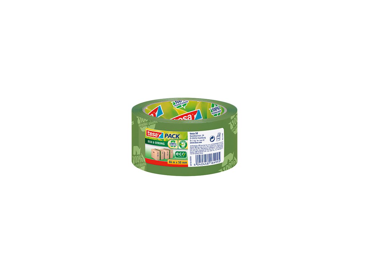 tesa Packband tesapack Eco&Strong 58156-00000 50mmx66m Aufdruck grün