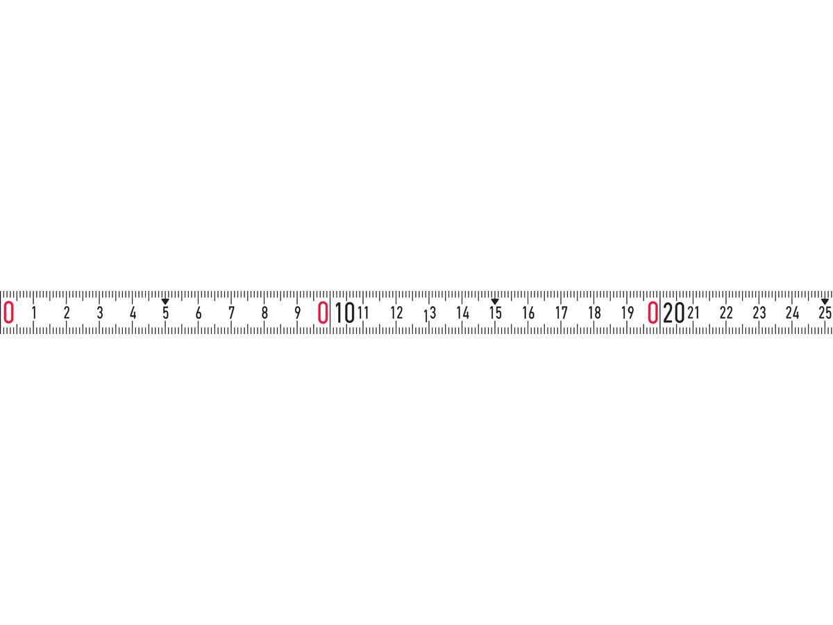 Bandmaat wit 2mx13mm zelfklevend LNR-SK BMI
