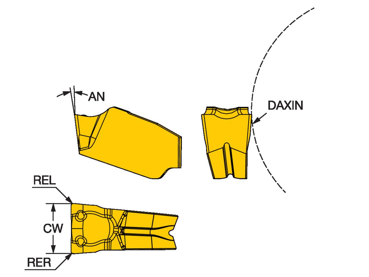 COROMANT CoroCut QF Wendeplatte zum