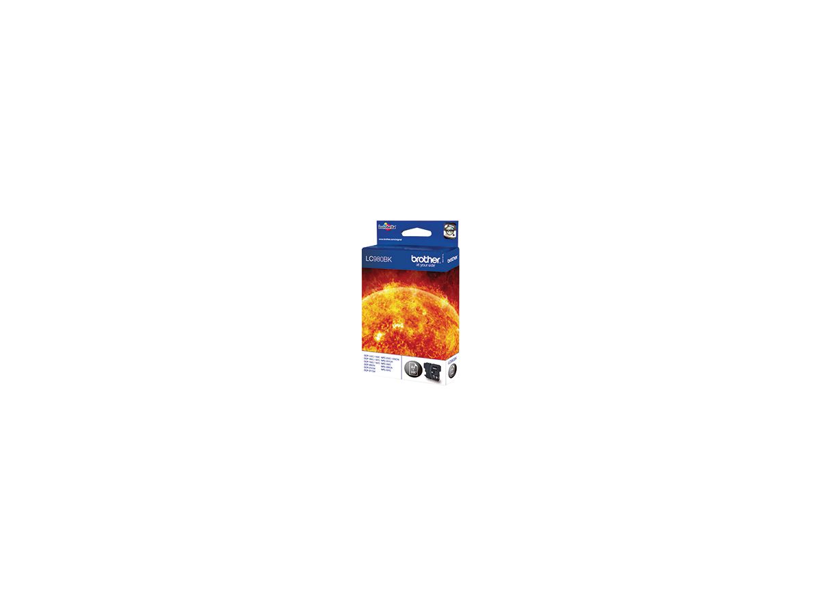 Brother Tintenpatrone LC980BK 300Seiten schwarz