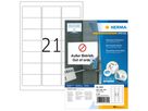 HERMA Etikett Movables 10301 63,5x38,1mm weiß 2.100 St./Pack.