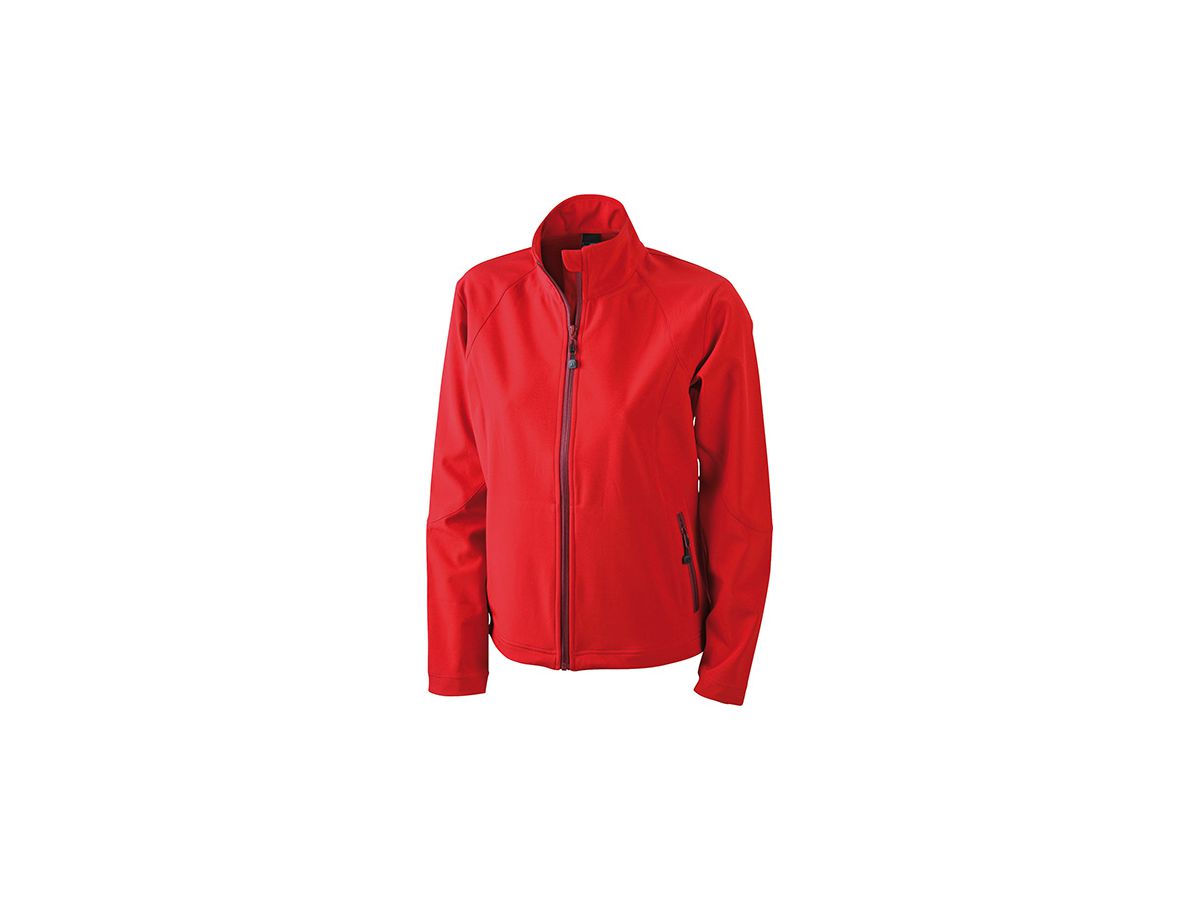 JN Ladies Softshell Jacket JN1021 90%PES/10%EL, red, Größe 2XL