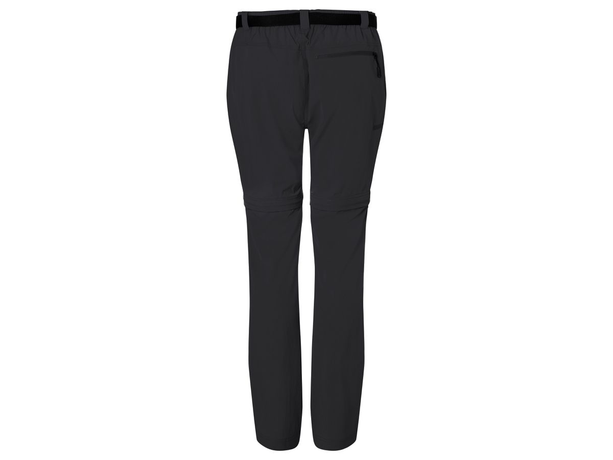 JN Ladies' Zip-Off Trekking Pants JN1201 black, Größe XS